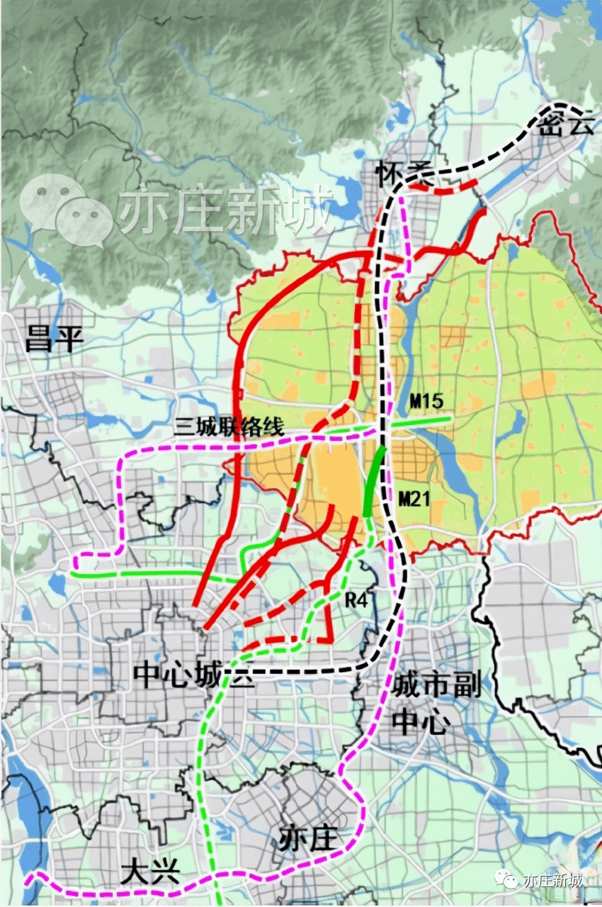 北京地铁21号线最新线路图，城市交通枢纽迈入新篇章