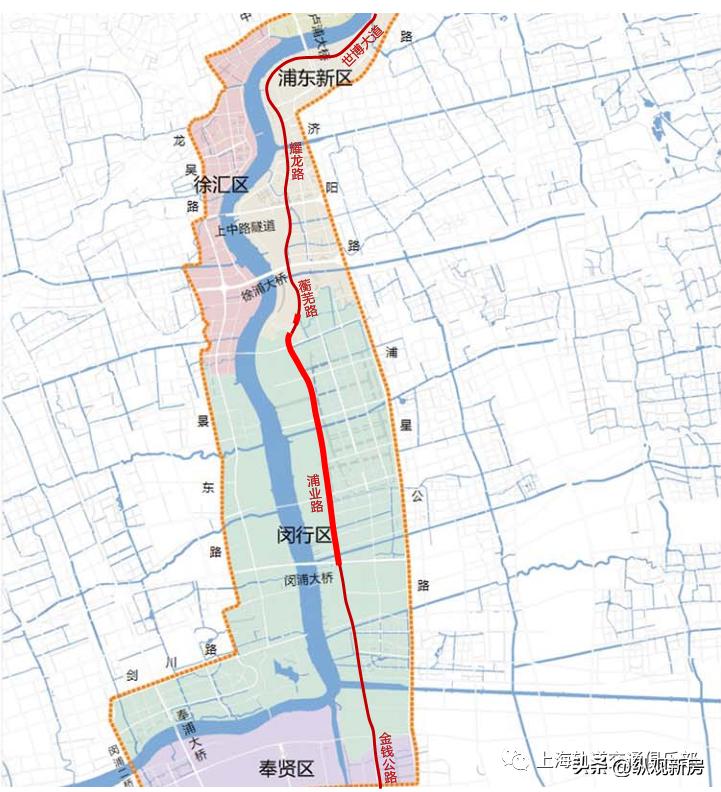 浦江镇全新规划核心纽带——浦业路，揭示未来城市发展的蓝图